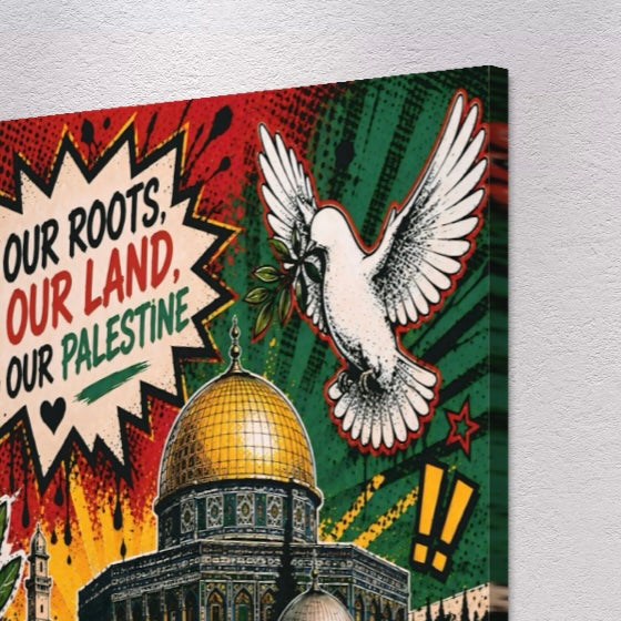 3/3 Forever Al-Quds | Palestine Pop Art Canvas Print