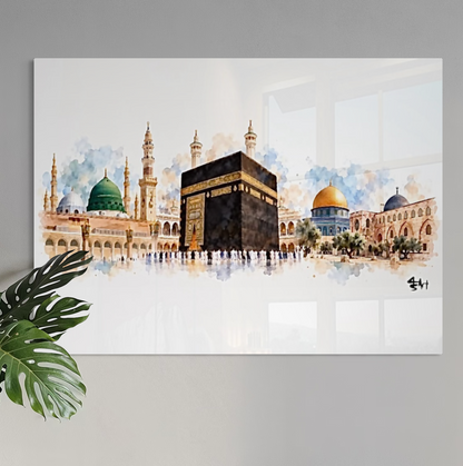 Sacred Horizons | Islamic Glass Wall Art