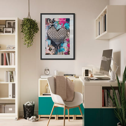Free At Heart | Palestine Graffiti Poster Print