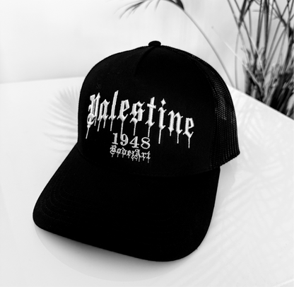 Palestine 1948 | 5 Panel Paint Drip Trucker Cap