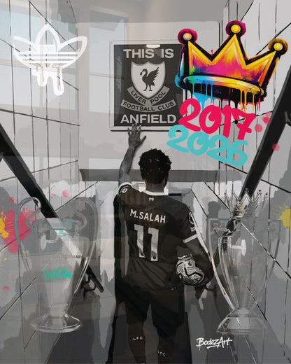 Egyptian King | Glass Wall Art