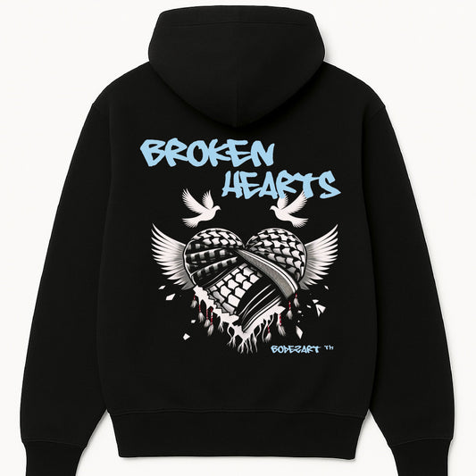 Broken Hearts | Palestine Hoodie