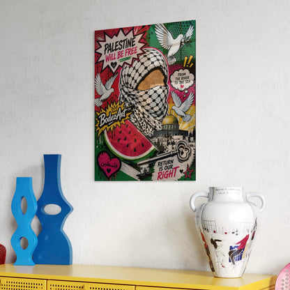 1/3 Right Of Return | Pop Art Glass Wall Art