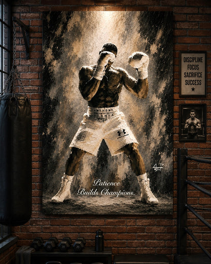 Sabr | Patience Builds Champions Canvas Print