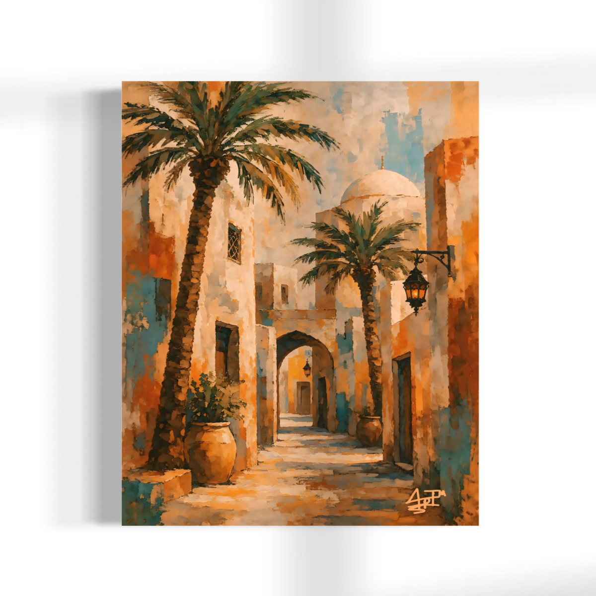 Whispers Of Old Madinah Canvas Print
