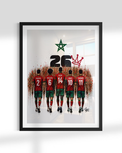 The Atlas Lions | Graffiti Poster Print