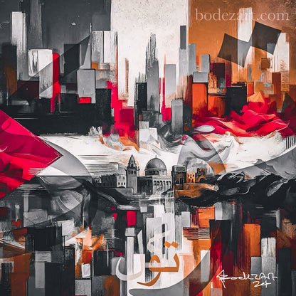 Trust - Tawakkul | Palestine/Yemen Colours Of Resilience Abstract