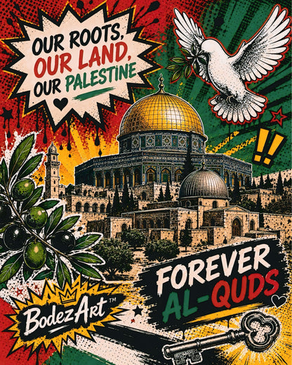3/3 Forever Al-Quds | Palestine Pop Art Poster Print