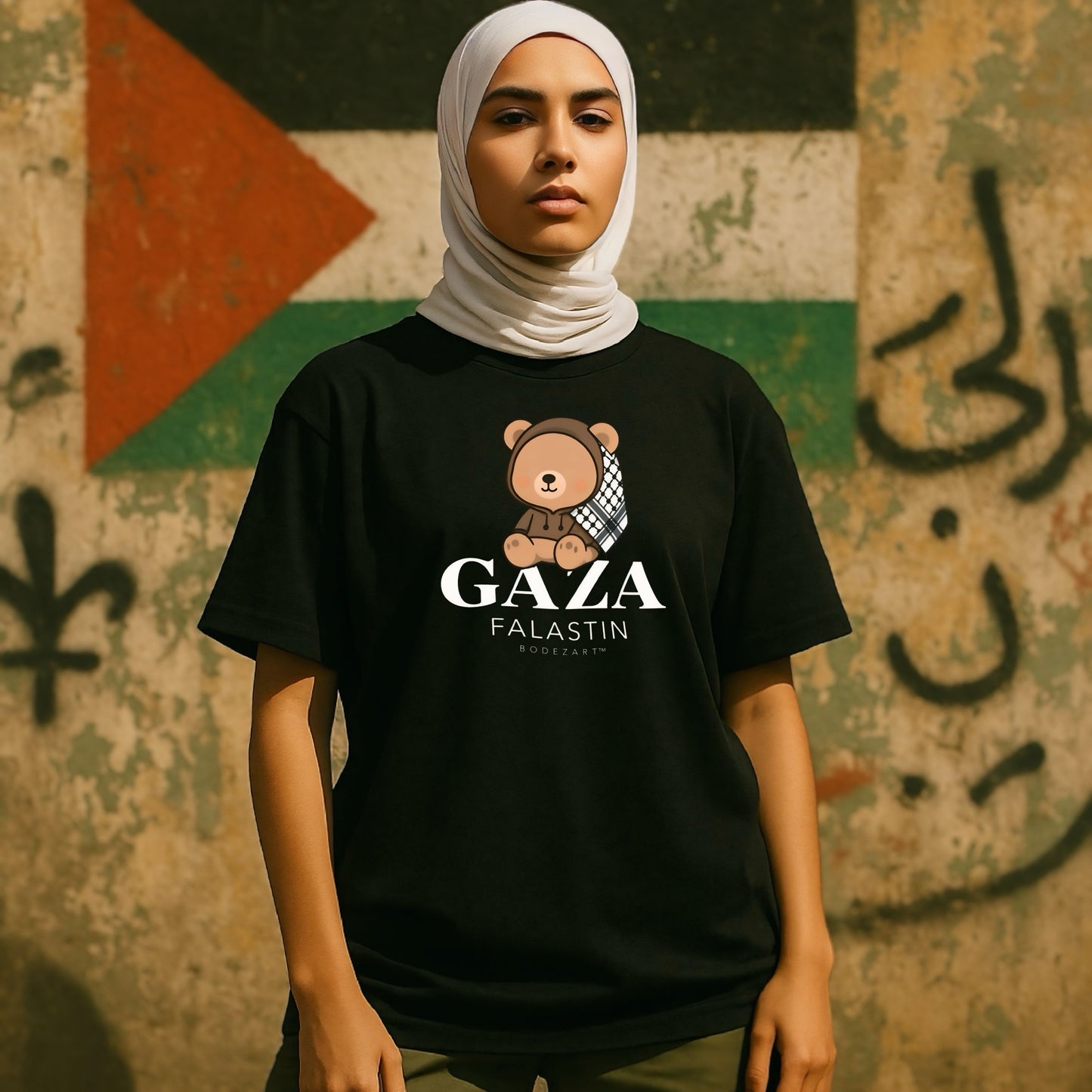 Gaza Bear | Palestine Solidarity T-Shirt