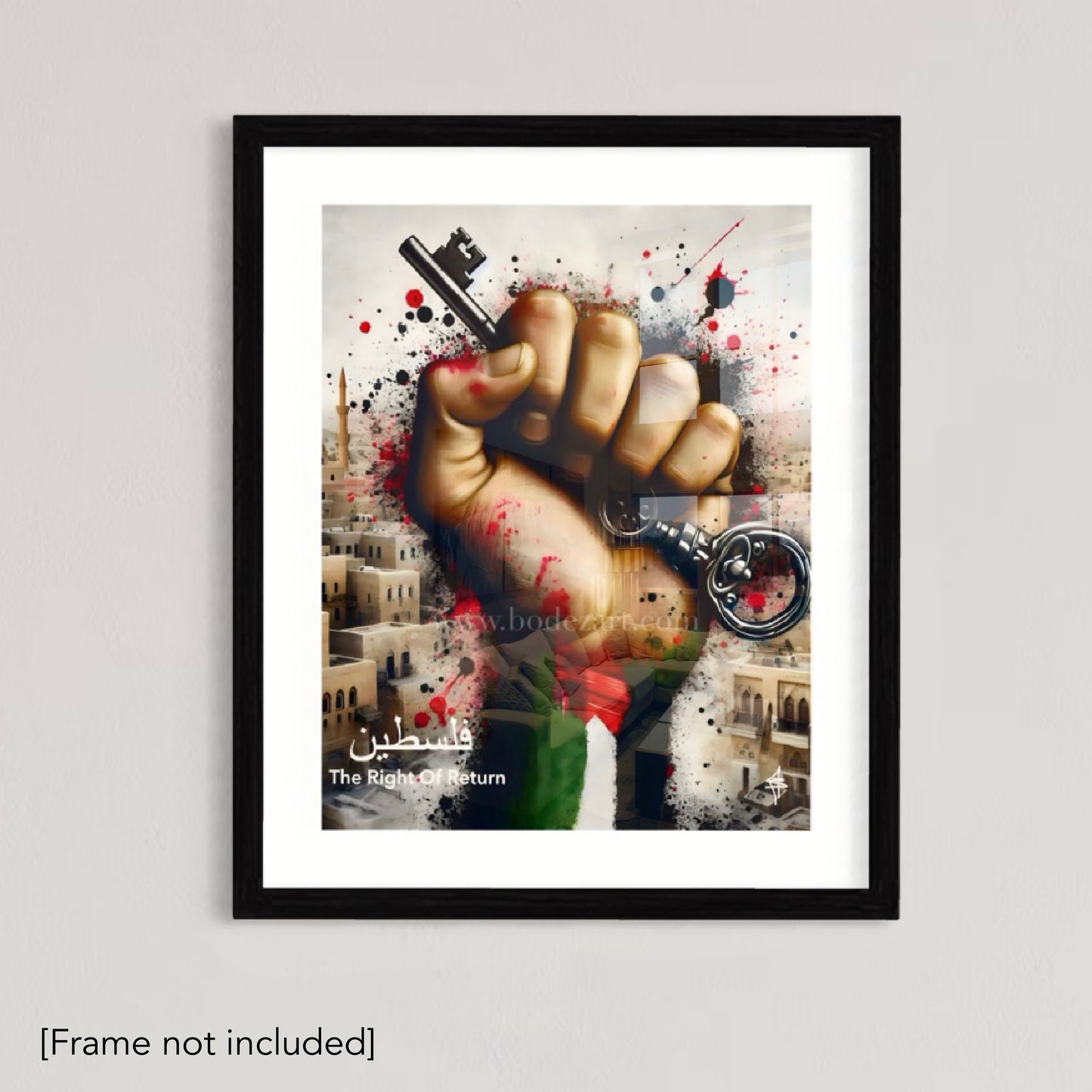 The Right Of Return - Palestine Graffiti Art | Poster Print