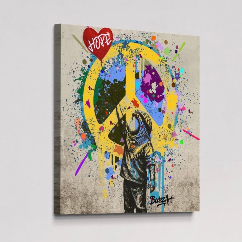 Hope (Palestine) | Graffiti Canvas Print