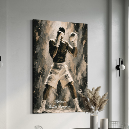 Sabr | Patience Builds Champions Canvas Print