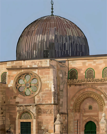 Al Aqsa | Qibli Mosque Palestine Framed Art Print