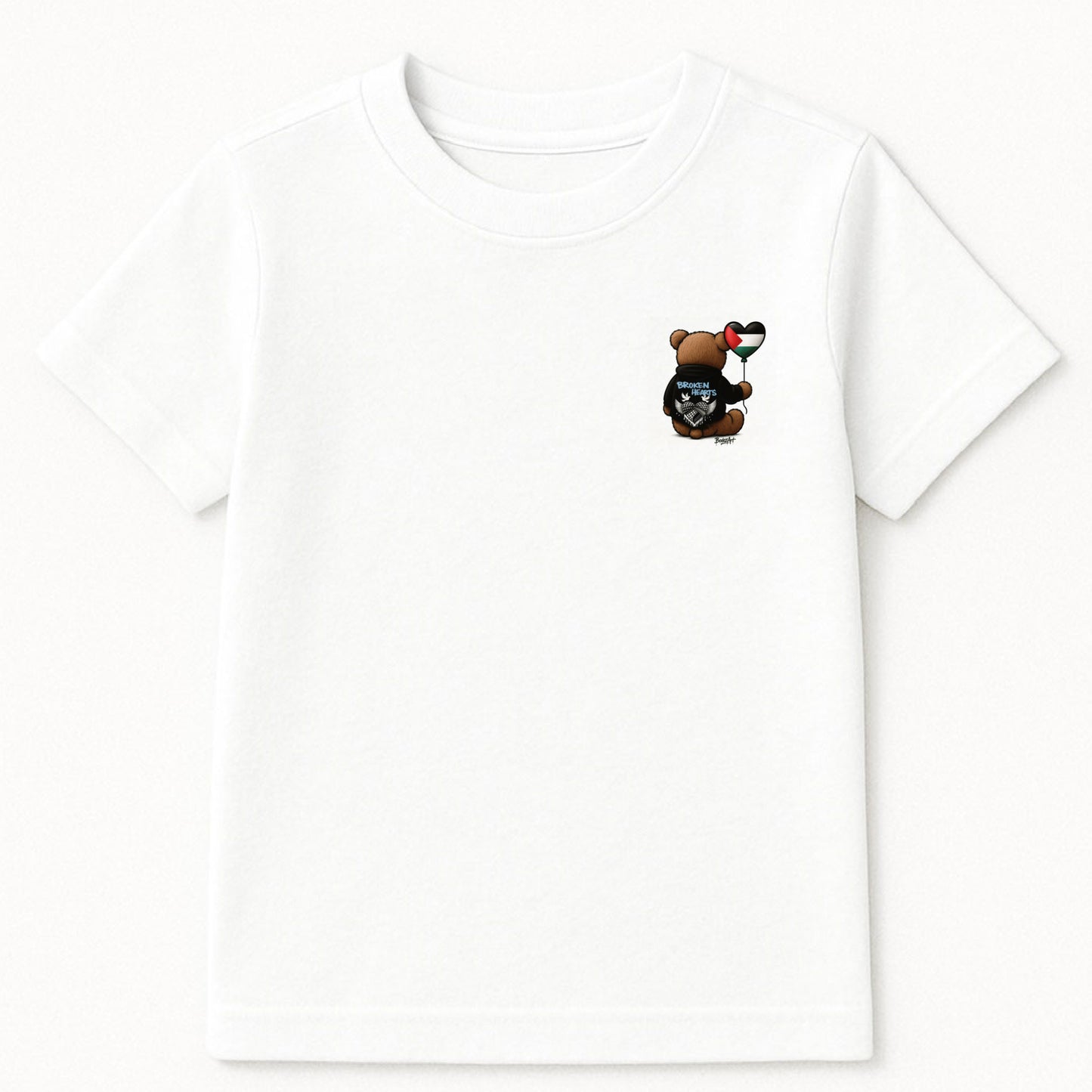 Broken Hearts Bear | Palestine Kids T.Shirt
