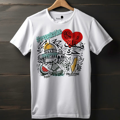 Heart Of Palestine Graphic T-Shirt