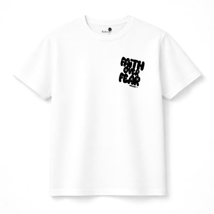 Faith Over Fear | Faith Inspired Blk X White T-Shirt