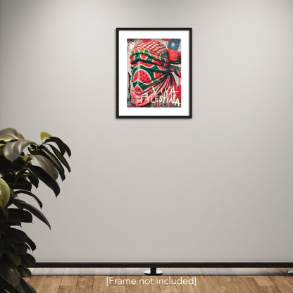 Viva Palestina | Chile/Palestine Graffiti - Wall Art Poster Print