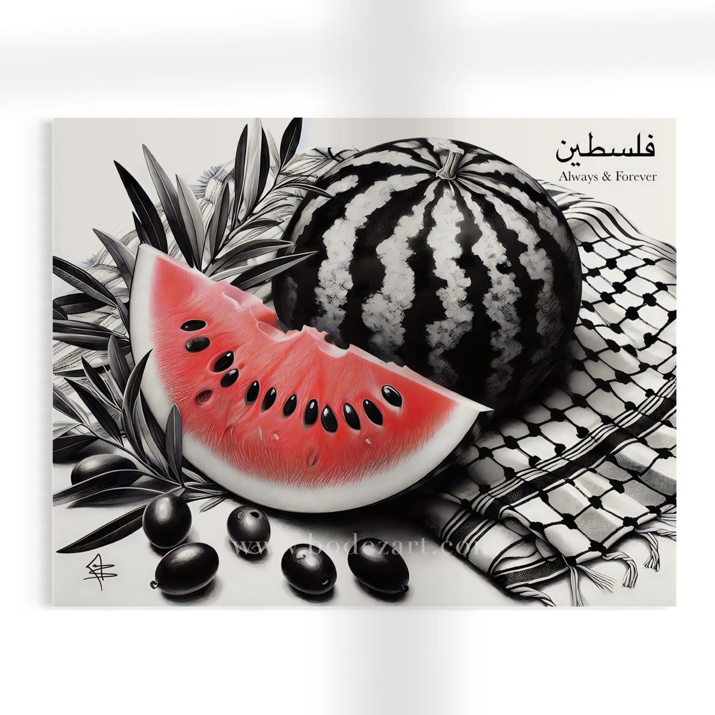 The Watermelon | Palestine Wall Art Poster Print