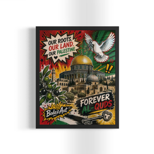 3/3 Forever Al-Quds | 8X10 Framed Pop Art Print