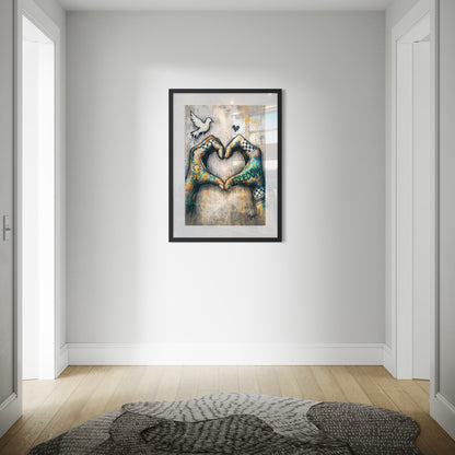 Echoes Of Hope | Palestine Graffiti Poster Print