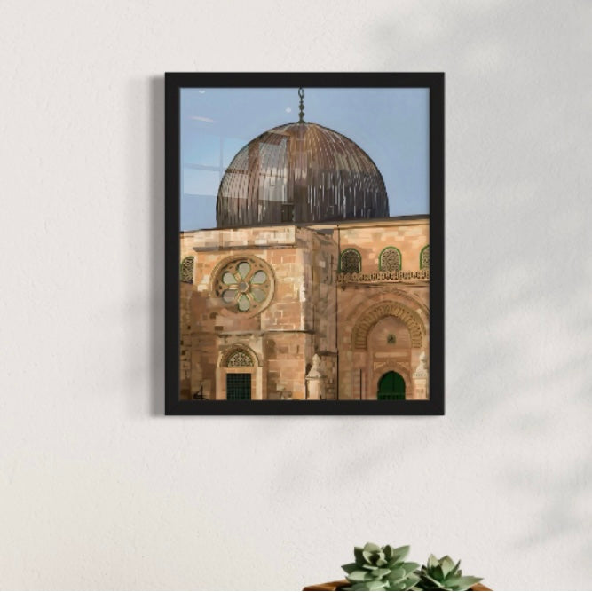 Al Aqsa | Qibli Mosque Palestine Framed Art Print