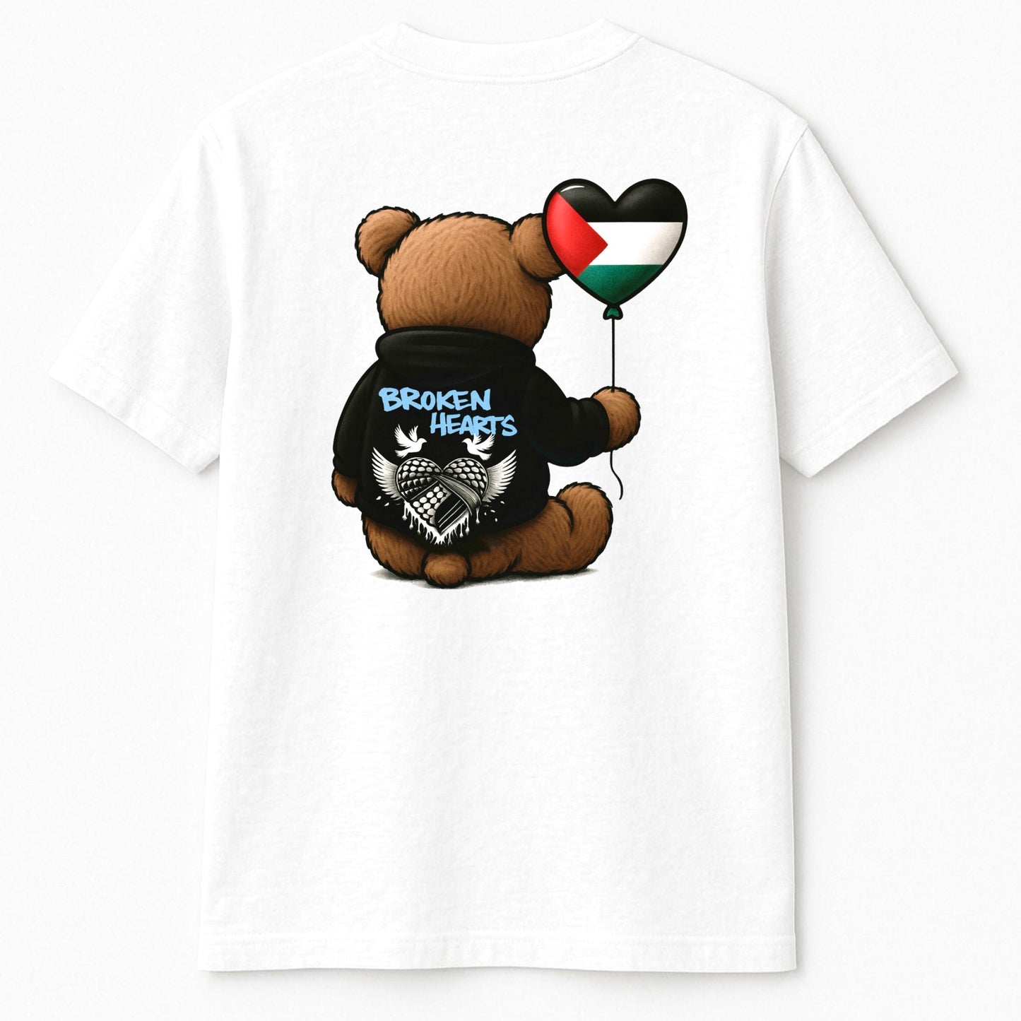 Broken Hearts Bear | Palestine T-Shirt