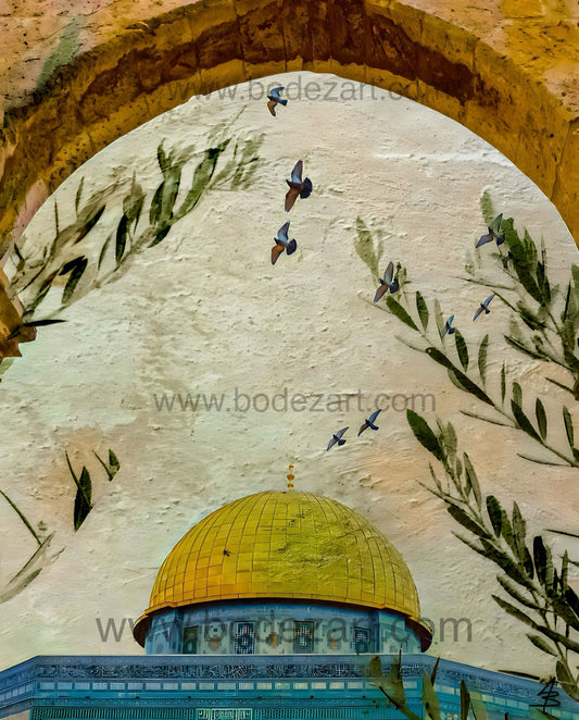 I am Dome Of The Rock, I am Palestine | Poster Print