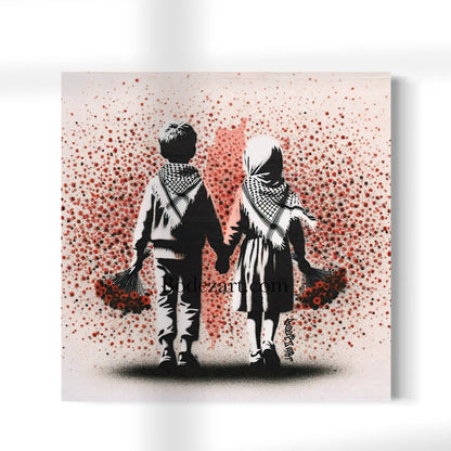 Forever In Our Hearts  | Palestine Canvas Art