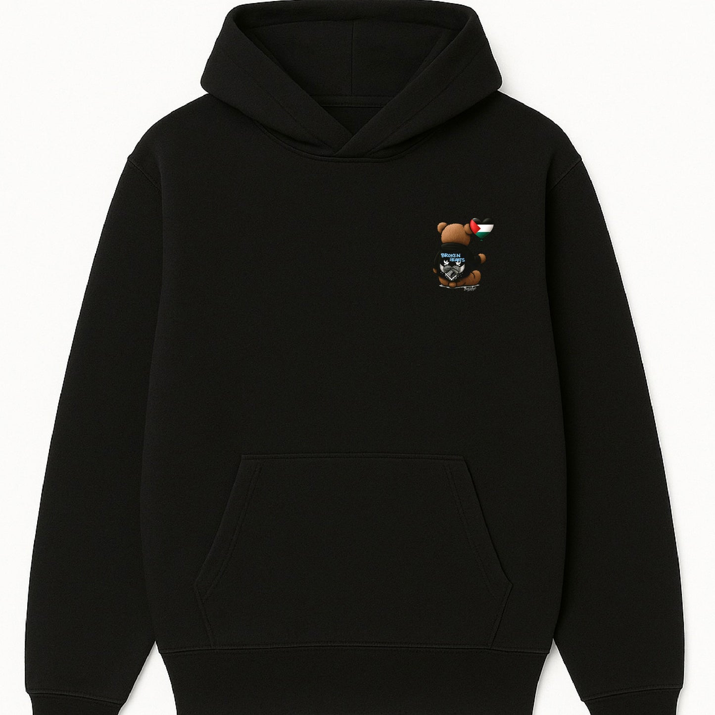 Broken Hearts Bear | Palestine Hoodie