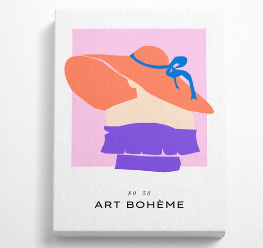 Art Boheme /Fashion No.38 - Boho Canvas Wall Art
