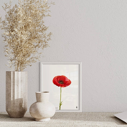 The Poppy - Palestine Framed Art Print