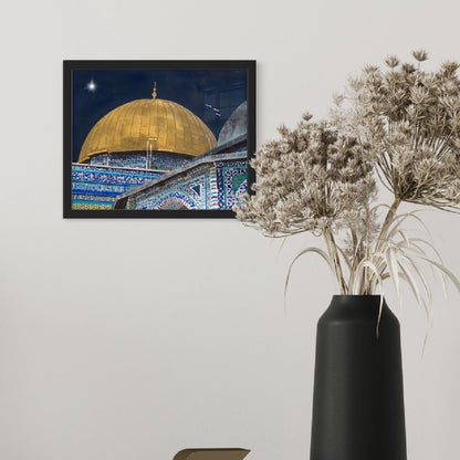 Dome Of The Rock - Palestine Framed Art Print