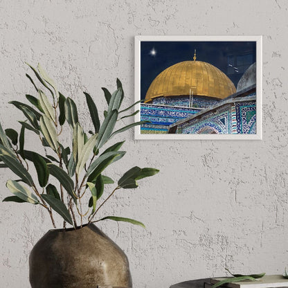 Dome Of The Rock - Palestine Framed Art Print