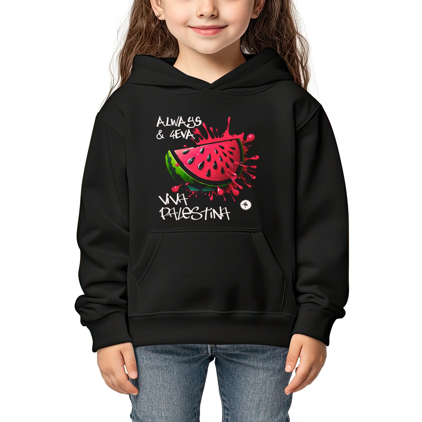 Viva Palestina | Watermelon Kids Hoodie