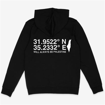 The North Eastern Hemisphere | Classic Full Zipped Palestine Hoodie