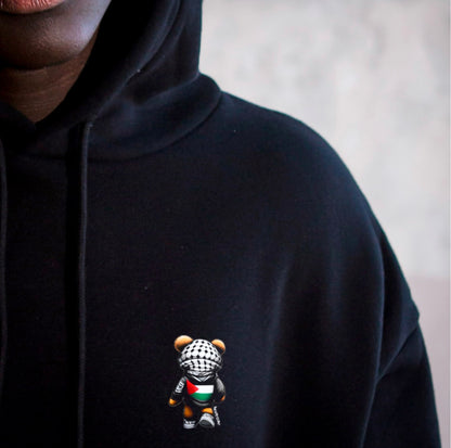 Bear In Solidarity | Palestine Graffiti Hoodie