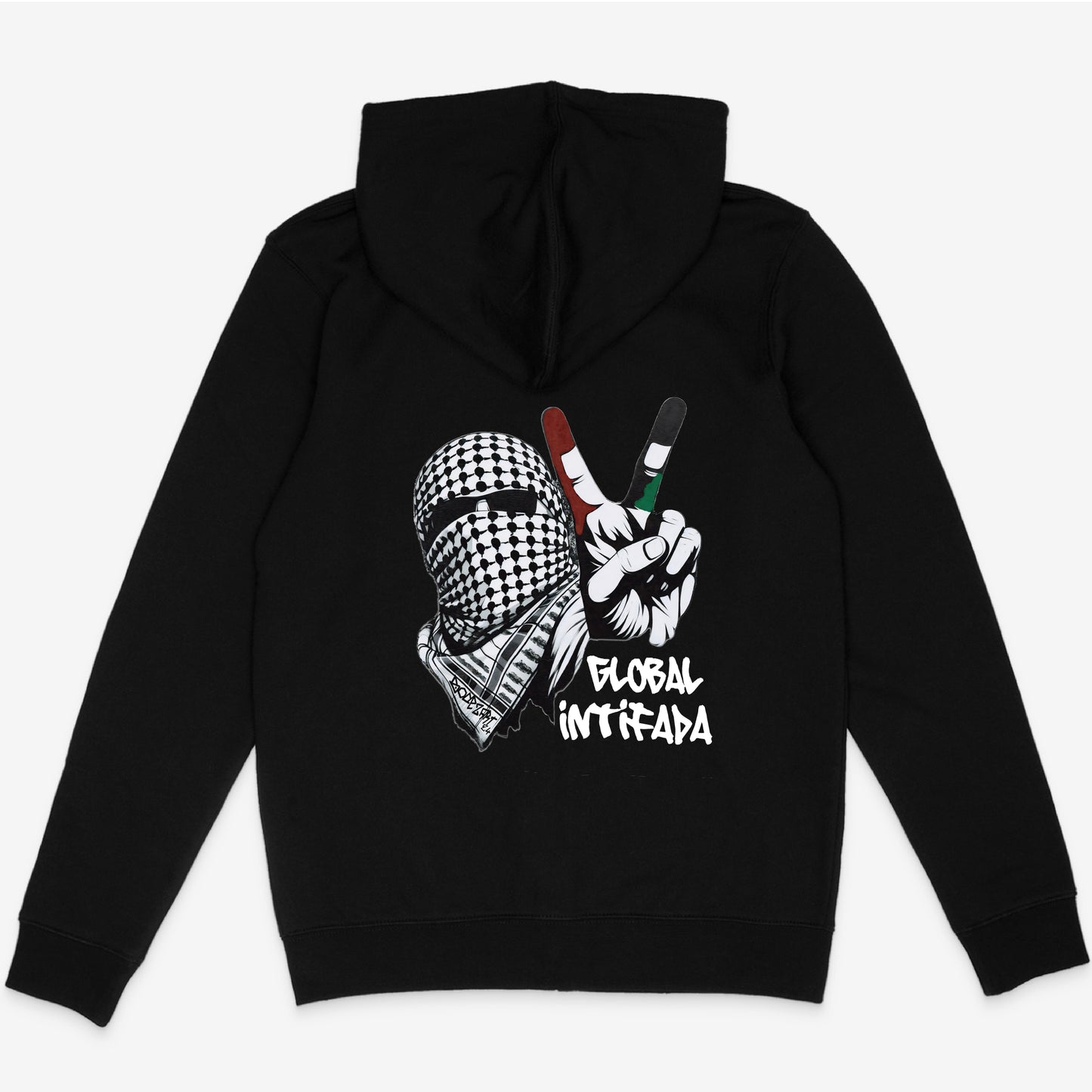 Global Intifada | Classic Full Zipped Falastin Hoodie