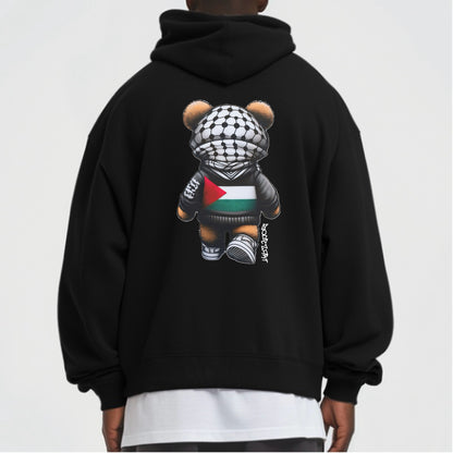 Bear In Solidarity | Palestine Graffiti Hoodie