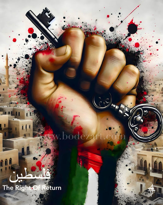 The Right Of Return - Palestine Graffiti Art | Poster Print