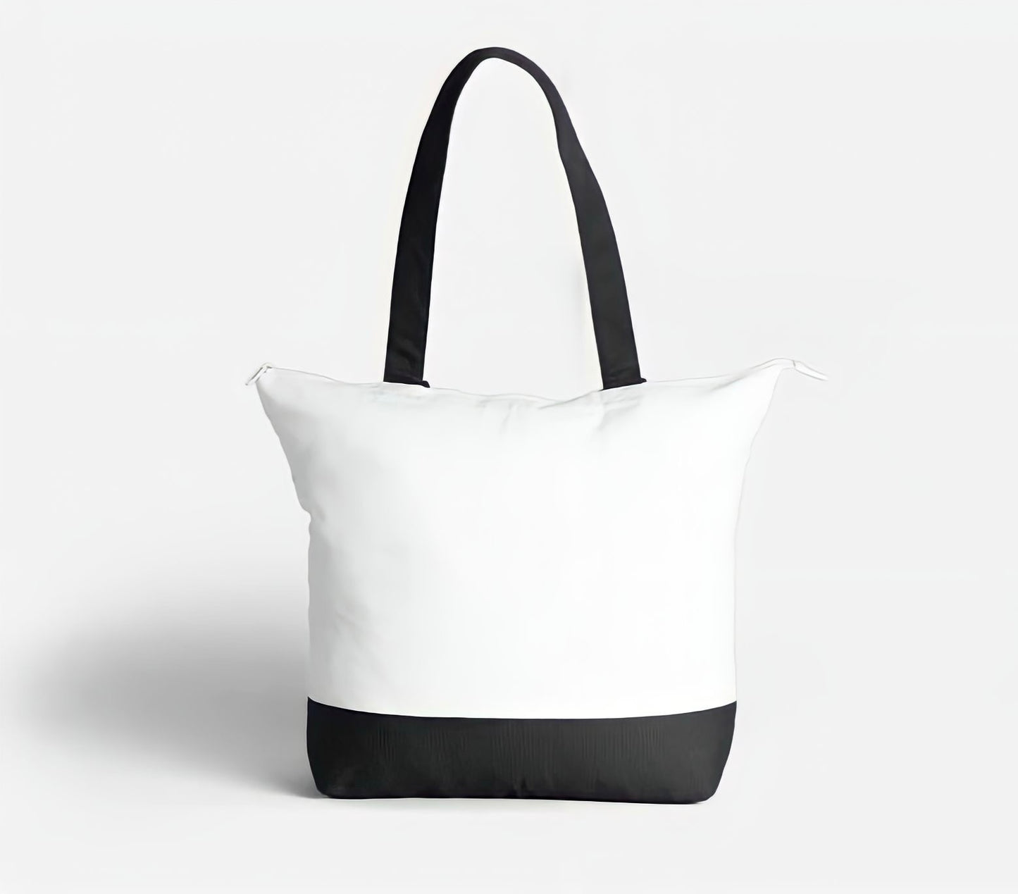 Deluxe Cotton Large Zipped Tote Bag