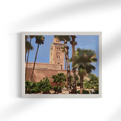 Koutoubia Mosque - Marrakech Framed Art Print