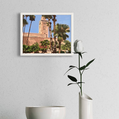 Koutoubia Mosque - Marrakech Framed Art Print
