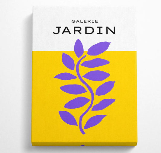 Galerie Jardine / The Purple Plant - Boho Canvas Wall Art