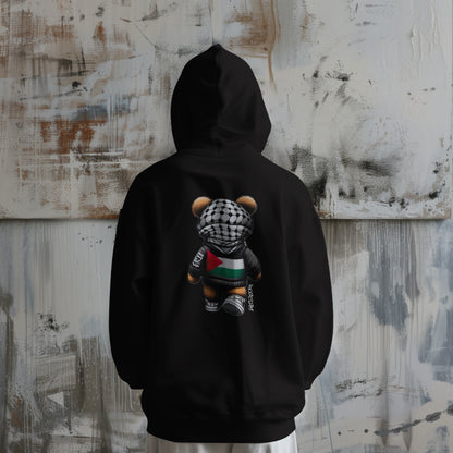 Bear In Solidarity | Palestine Graffiti Hoodie