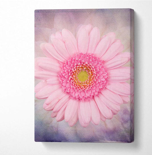 The Pink Flower - Abstract Canvas Wall Art