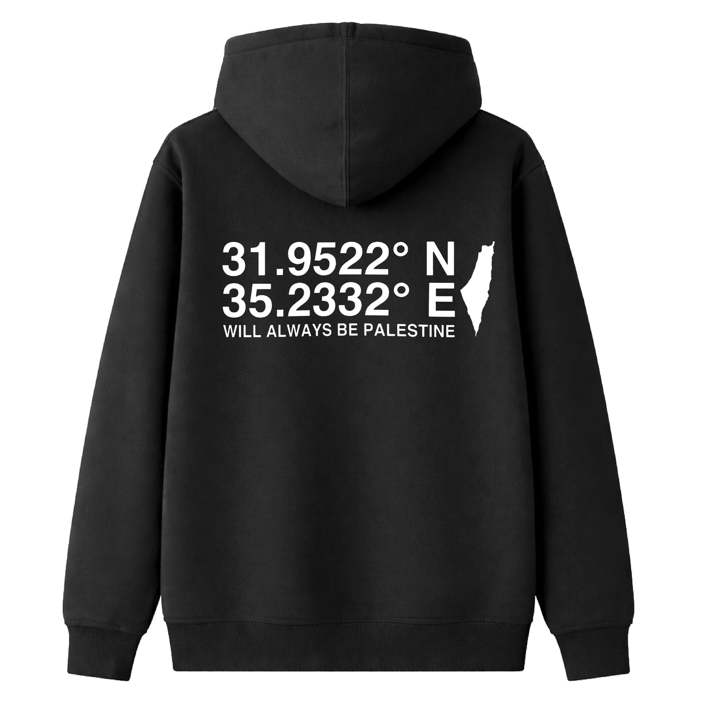 The North Eastern Hemisphere | Classic Full Zipped Palestine Hoodie