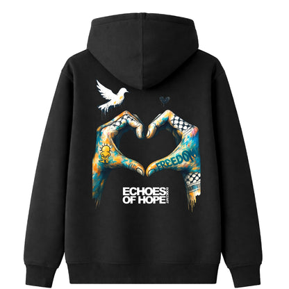 Echoes Of Hope | Palestine Zip Hoodie