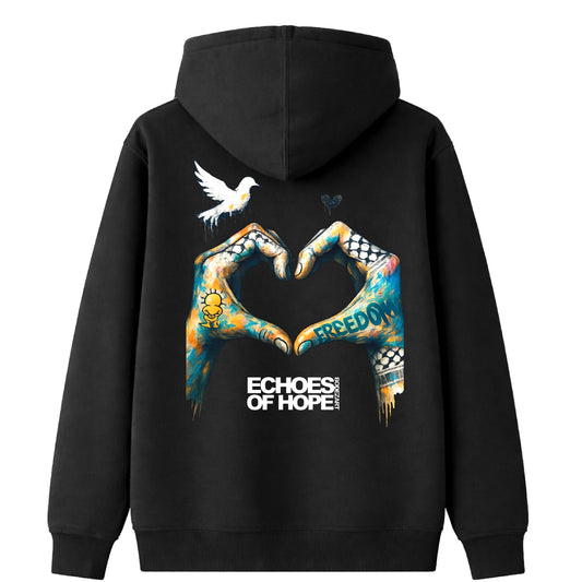 Echoes Of Hope | Palestine Zip Hoodie